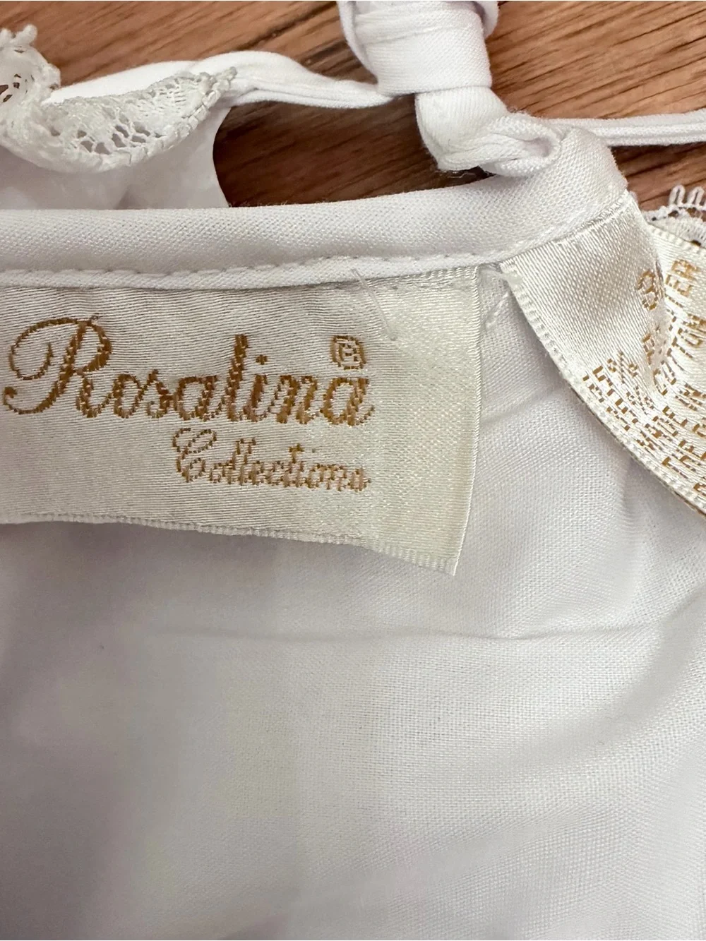 Smocked Classic White Lace-Trim Baby Bonnet